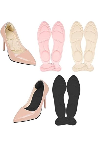 GENERAL 3 Pairs Heel Insoles Sponge Shoes Pads with Heels Grips Inserts Cushi...