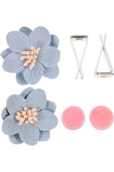GENERAL 2 Pair Car Air Freshener Vent Clip Flower Car Airfreshener Perfume Di...