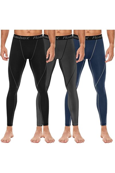Roadbox Compression Shorts Mens 3 Pack, Sports Underwear Base Layer Shorts, Q...