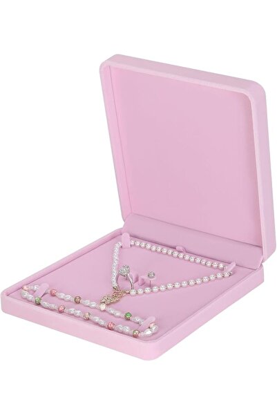 LETURE Velvet Jewelry Set Box, Velvet Gift Box for Bracelet Necklace Earring ...