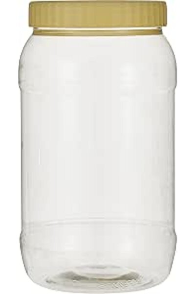 SunPet Alsaqer Round SpiceJar/Pet Jar/Plastic Round Food Storage Jar 2000 ml ...