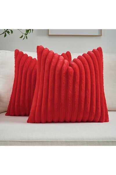FUTEI Cream White Throw Pillow Covers 20x20 Inch Set of 2,Modern Fall/Winter ...