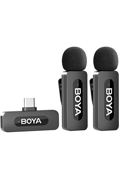Boyard BOYA by-V1 Wireless Lavalier Microphone for iPhone, Mini Microphone, 2...