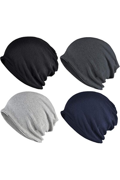 GENERAL Cotton Slouchy Beanie Hip-Hop Soft Lightweight Running Beanie Adult D...