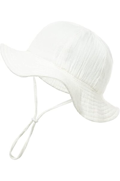 Nishine Baby Sun Hat Beach Sun Protection Girls Fisherman Hat Toddler Bucket Hat