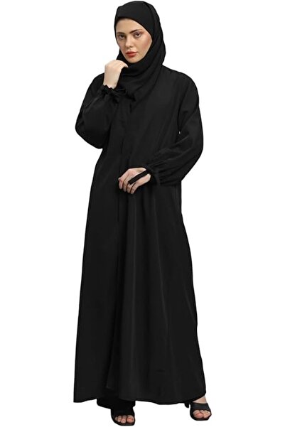 styleville.in Plain Women's Abaya with Hijab