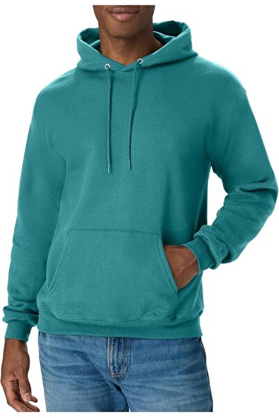 HANES EcoSmart Hoodie, Midweight Fleece, Pullover Hooded Sweatshirt for Men
