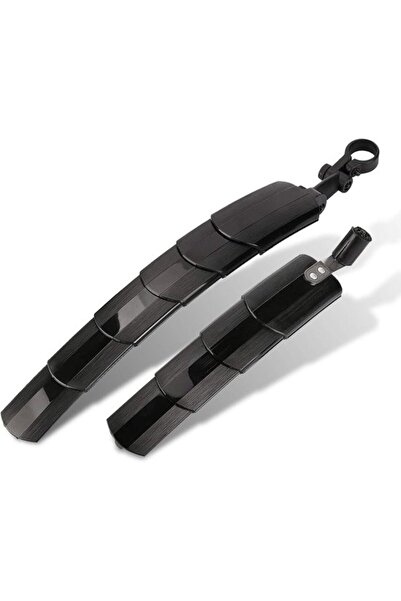 STARSTAR Black retractable universal mudguards.