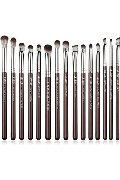 Jessup Eyeshadow Brush 15pcs Eyeliner & Eye Makeup Brush Professional T499