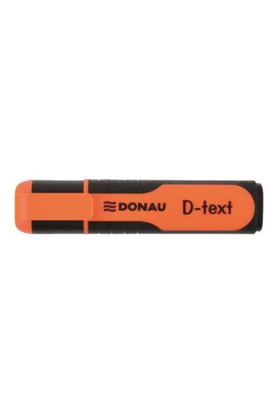 MC Micostore Textmarker DONAU D-text corp cu grip scriere de 1 -5 mm portocaliu