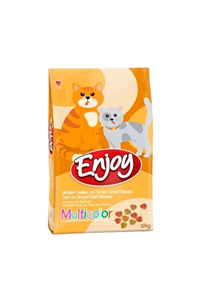 Enjoy Multicolor Tavuklu Kedi Maması 10 kg