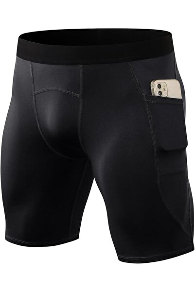 GENERAL SPVISE Compression Shorts Men Spandex Sports Shorts Workout Running G...