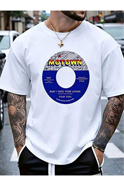 k222 ملابس صيفية للرجال، تي شيرت برسومات موسيقية مضحكة من Motown، فضفاض وقابل...