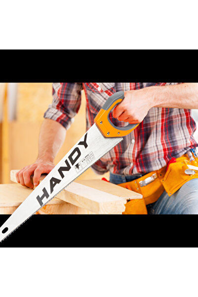 Alista Home Manual Fox Tail Saw for Wood, 450 mm Blade, Hardened Teeth, Rubbe...