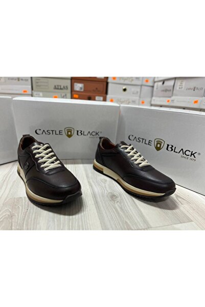 Castle Black 42172 حذاء رجالي مريح من الجلد الطبيعي