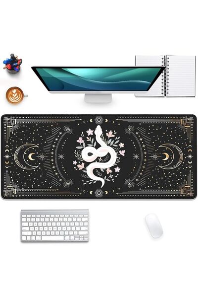 GENERAL Dark Cottagecore Mouse Pad Floral Desk Pad,Botanical Mousepad, Vintag...