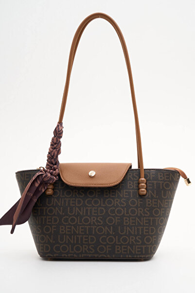 United Colors of Benetton Benetton Women's Shoulder Bag Brown-Tan Bnt1908
