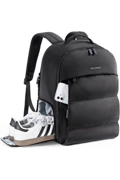 BAGSMART Travel Backpack for Women, Gym Backpack with Shoe Compartment | Carr...