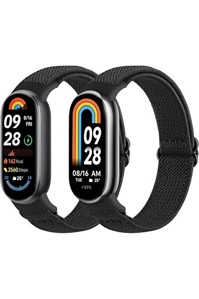 Demark Elastic Bracelet for Xiaomi Mi Band 8/9/10 Strap, Stretchy, Adjustable...