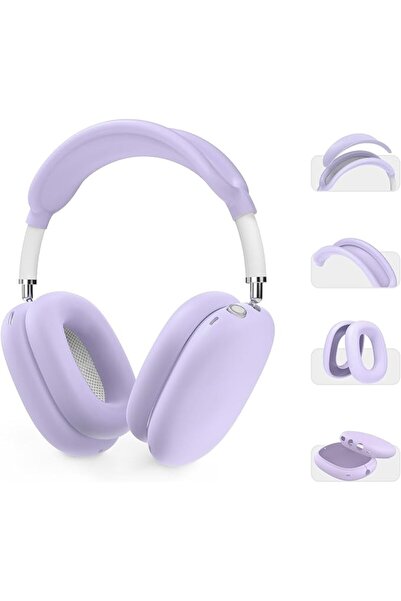 AhaStyle غطاء سيليكون لسماعات AirPods Max (USB-C/Lightning) |   [4 في 1] مضاد...