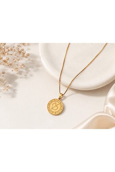 Archhazel Jewelery Sagittarius Zodiac Necklace Gold Zodiac Symbol Medallion N...