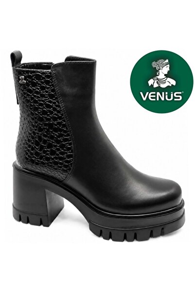 Venüs حذاء نسائي من Eluza مصنوع من الجلد الطبيعي ومضاد للانزلاق ونعل مسطح ودا...