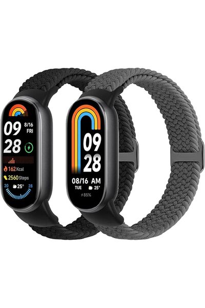 GENERAL XANS 2 Pack Braided Band Compatible with Xiaomi Smart Band 10/Xiaomi ...