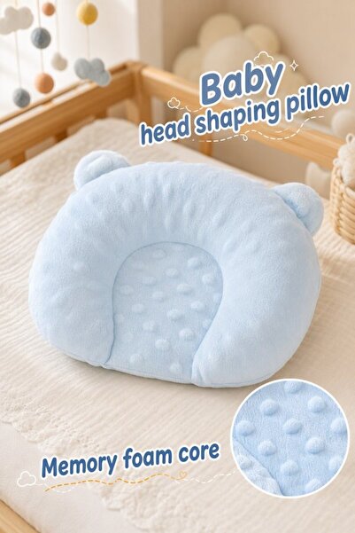 Generic 1Pc Cotton Memory Foam Newborn Head Neck Support Pillow Ergonomic Bre...