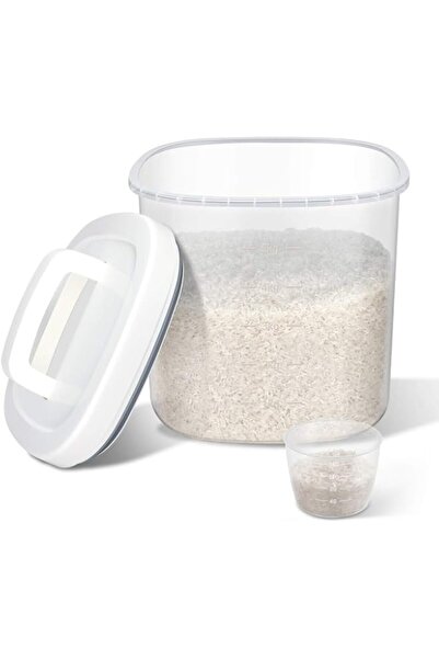 Generic Rice Container 5L BPA Free Plastic Food Storage Container with Lid + ...