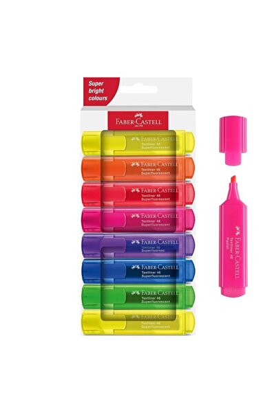OEM Faber Castell Fluorescent Highlighter Set - 8pcs