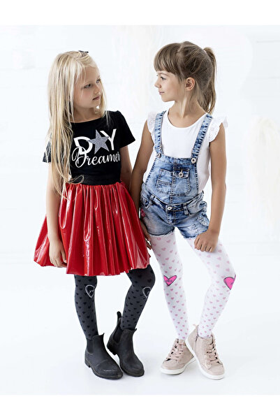 sosetaria Dresuri copii cu model inimioare Knittex Yes or No 120 den