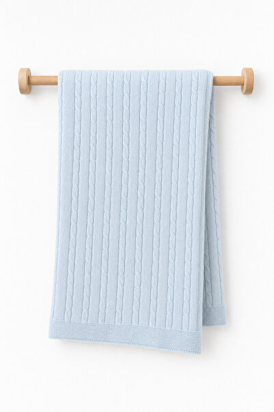 BabyCosy Organic Wear 100% Cotton, Knitted Baby Blanket 85X95 Cm, Knitted Pat...