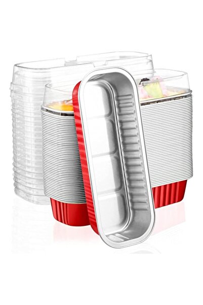 Generic Aluminum Foil Bread Pans, ELECDON 50pcs 6.8oz Disposable Aluminum Foi...