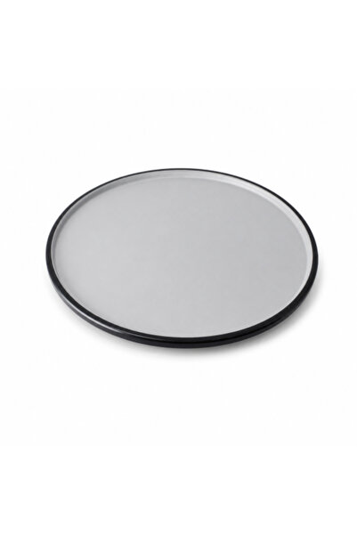 genric Black Melamine Round Flat Plate 19cm