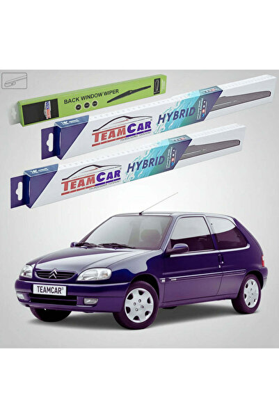 TEAMCAR Υαλοκαθαριστήρες Citroën Saxo S1 Hatchback 1999-2004 |   Εμπρός και Π...