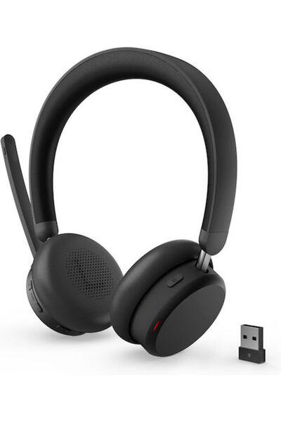 LENOVO Ασύρματα ακουστικά πολυμέσων επί του αυτιού με μικρόφωνο USB-C 4XD1S19777