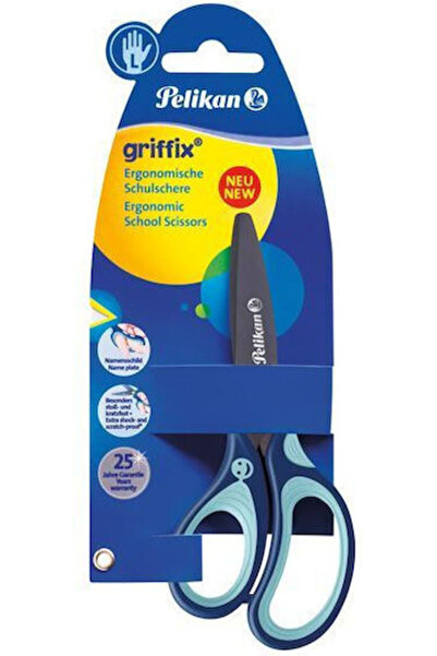 Pelikan Griffix Sc1lb Μπλε Αριστερόχειρο Ψαλίδι 1 Τεμάχιο σε Μπλίστερ