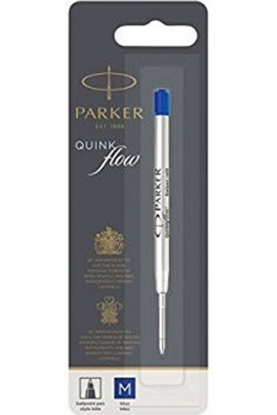 Parker Quinkflow Ανταλλακτικό Μελάνι για Στυλό Μεσαίο Μπλε
