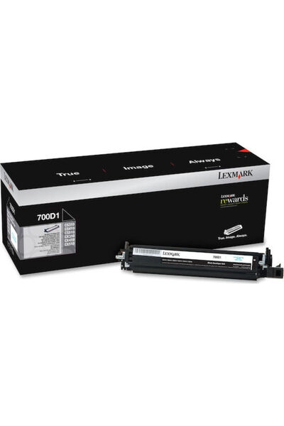 Lexmark 70C0D10 Γνήσιο Τόνερ Εκτυπωτή Λέιζερ Μαύρο 40000 Σελίδες