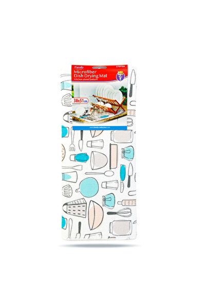 Alista Home Microfiber Dish Drying Mat - 38 x 51 cm