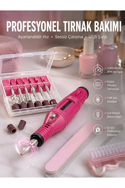 pınaxar Prosthetic Nail Manicure and Pedicure Kit Electric