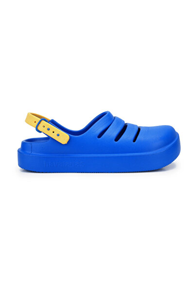Havaianas Kids Clog 4148260-3923 Women's Slippers Star Blue Yellow Gold Juststep