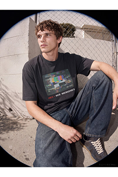 LC Waikiki I Relax Fit Zero Roba Collar Printed Men's T-Shirt from Freezen Store