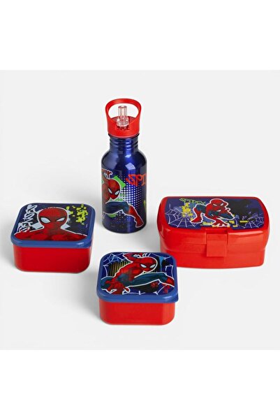 SPIDERMAN Set de sticle de apă și recipiente pentru alimente - 4 piese