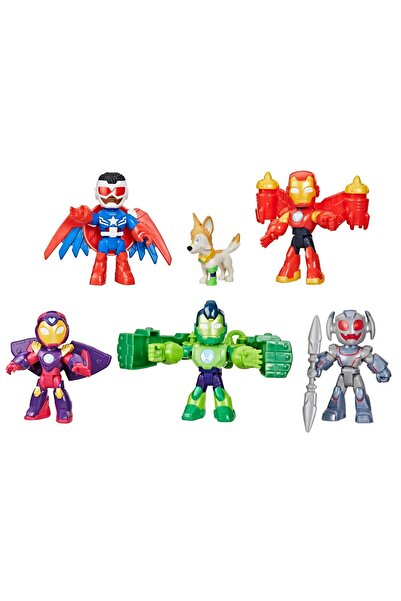 Marvel Man and his Awesome Friends Zırhlı Avengers Paketi Aksiyon Figürü Seti