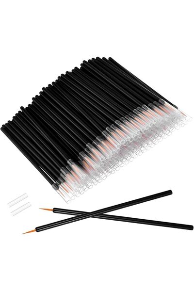 KASTWAVE 150 قطعة من فرش الكحل التي تستخدم لمرة واحدة، أدوات تطبيق كحل دقيقة ...