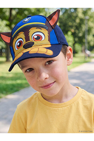 LC Waikiki Trendlucky Paw Patrol Printed Boy's Cap with Difference in Color