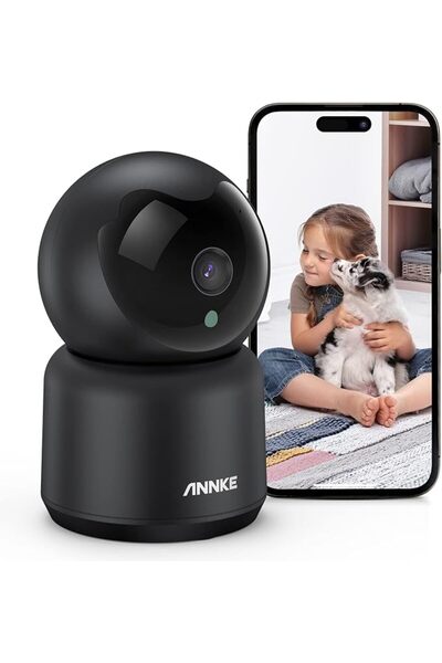 Annke 2K Indoor Security Camera Wireless, 360°Pan/Tilt Baby & Pet Monitor Wif...