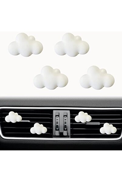Tazweeq 4 Pcs Cloud Air Vent Clips, Cute Cloud Car Air Fresheners Vents Clips...