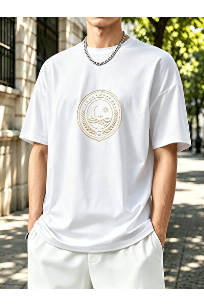 Ornella Studio Summer 180g lightweight cotton T-shirt with Korean-style clash...